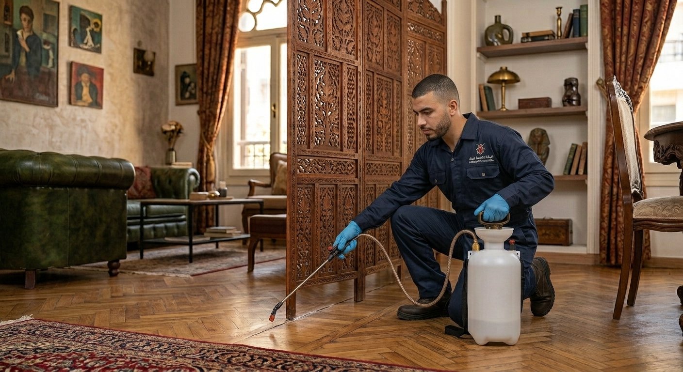 فريق متخصص في مكافحة الحشرات